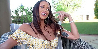 New Update April Olsen Armani Black Sharin-g Wit-h A Frien-d (2022)