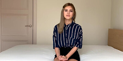 Fit Teen 18+ Babe Eva Aces The Casting