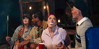 Petite Blondie With Natural Breasts Gets Boned In The Woods - Anna Claire Clouds And Small Hands