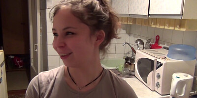 Eva in amateur girl wore xxx stockings while riding a pecker