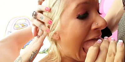 Superb And Sloppy Blowjob Trailer - Mike Adriano, Karmen Karma And Layla Pryce