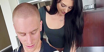 Megan Sage Ties Up Her Man As A Foreplay Before Riding Him