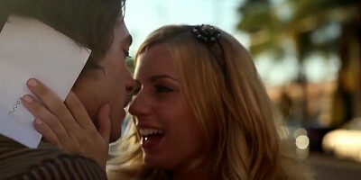 Shy blonde Lexi Belle goes at it in