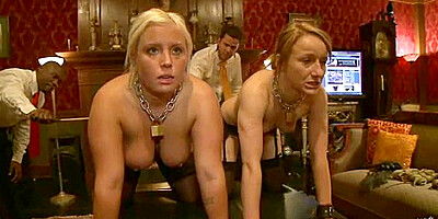 Black Penis In Two Slaves Nailing Huge