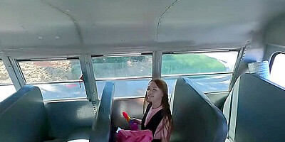 Tiny Red Head Fucks Her Bus Driver - Myra Glasford