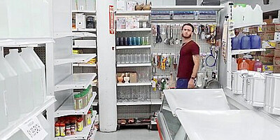 Blonde Whore Kate Dee Seduced Grocery Store Worker