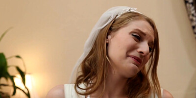 Hot lesbian couple have passionate sex after wedding