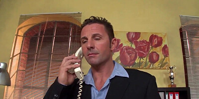 Office-like seduction of whore-secretary