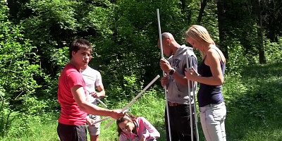 Albina & Hailey Ariana & Felony & Lindsey & Francheska & Angela in teenage porn with hot chicks shagging in nature