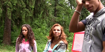 Albina & Hailey Ariana & Felony & Lindsey & Francheska & Angela in teenage porn with hot chicks shagging in nature