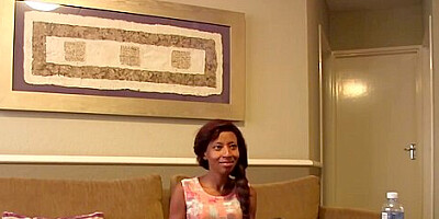 Cute Black Amateur First Time Job Interview