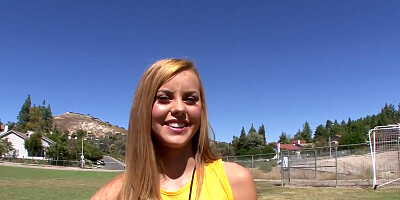 Brazilians like it dirty after a football practice session with Jessie Rogers