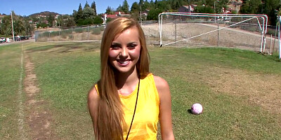 Brazilians like it dirty after a football practice session with Jessie Rogers