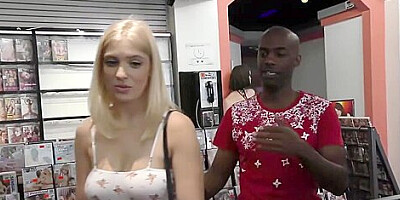 Giselle Palmer - Sweet Tries A Huge Dong In A Gloryhole