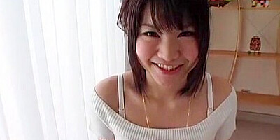 Horny Japanese girl Ren Suzuki in Amazing Stockings, Fingering JAV clip