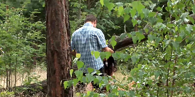 german teen 18+ banged in the forest