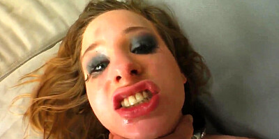 Man is doing dirty stuff with thie teen 18+ slut
