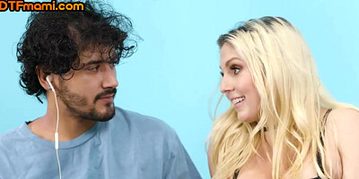 Big titted MILF penetrated wildly in shaved pussy hole