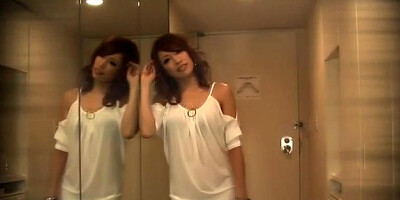 Dirty threesome blowjob with Aya Sakuraba