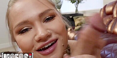 Harley King - Takes A Shower Before Going Inside Charles Deras Home To Fuck Him And Let Him Cum Inside Her