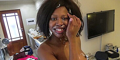 African Smut With Rosy Star From