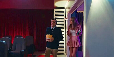 Movie Theatre Had Teen 18+ Couple Fucking Disburbing Old People Trying To Watch