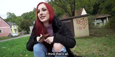 Gigi Rouge In Tattoo Redhead Rides For Cash