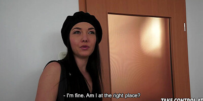 French movie director auditions her wannabe actresses.