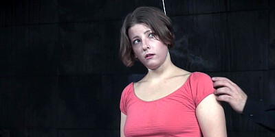 Spreadeagle submissive whipped then flogged