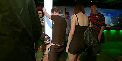 James Deen And Lou Charmelle In Skinny Bound Whore Bum Pounded In Public