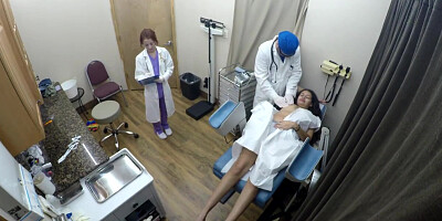 1st Ever Gyno Exam For Ava Siren By Humiliating Doctors Watch At - Angel Santana