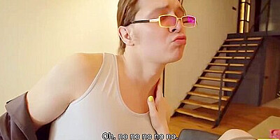 Gorgeous Lady Puts On A Great Lesbian Show In Front Of Handcuffed M