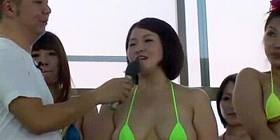 Best Japanese model Ruka Ichinose, Ririka Suzuki, Yuuna Hoshisaki in Crazy Group Sex, Blowjob JAV movie