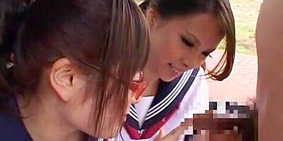 Horny Japanese chick Ruka Namiki, Ema Kisaki, Anju Himeno in Hottest Handjobs, Threesomes JAV movie