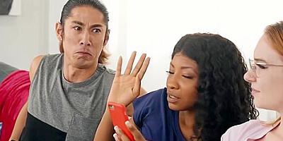 Skinny Dude David Sweet Plumper - Lee Bangs, David Lee And Laila Lust