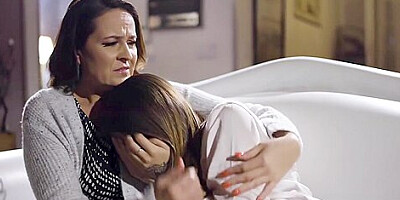 Pure Porn Taboo Gives In To Her Milf Step With Honey Gold And Adria Rae