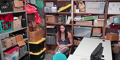 Shoplifter Getting Fucked By Horny Security Guard - Avi Love