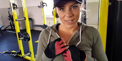 Mein Trainer Fickt Mich Im Studio! Public Pur With Lilli Vanilli