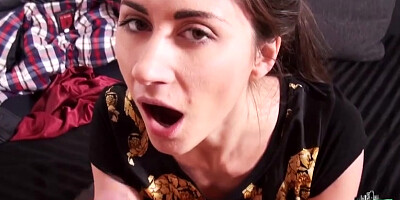 Sexy slut Aruna Aghora is spotted by a total stranger and gets her pussy fucked