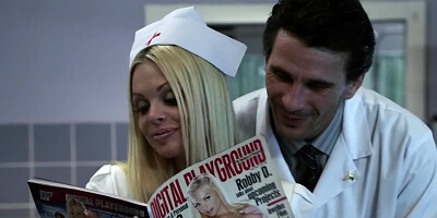 Horny doctor is fucking his hot nurse in the office