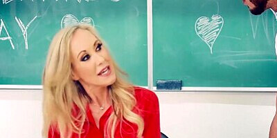 Naughty Teacher Brandi Love fucks her student - Brazzers