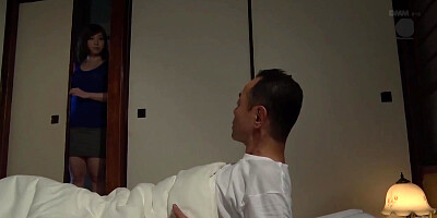Perfect tits Japanese teen Tomoe agrees to fuck with stepdad