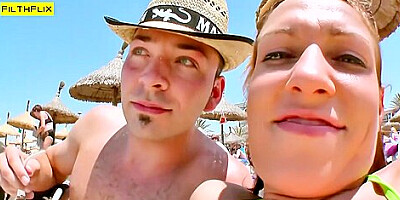 Hardcore Fucking For Brunette Picked Up At Beach