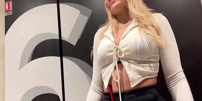 Gina Varney - An English Manager Gets Fucked In The Toilets And Elevator During Her Work!!! 8 Min
