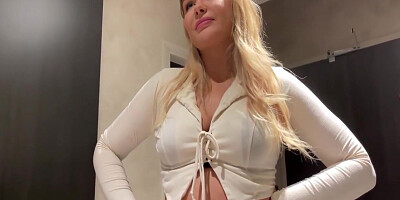 Gina Varney - An English Manager Gets Fucked In The Toilets And Elevator During Her Work!!! 8 Min