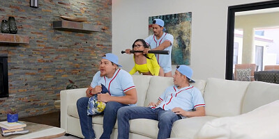 Summer Col - Baseball Buds Double Team Horny Gf In