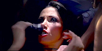 French Brunette Clea Gaultier Satisfies Three Men