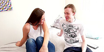 My Slutty Stepsis Comes Home From College - Conor Coxxx And Sadie Holmes