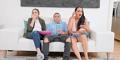 Chubby Milf Sofi Ryan Sneaky Mid-movie Fuck