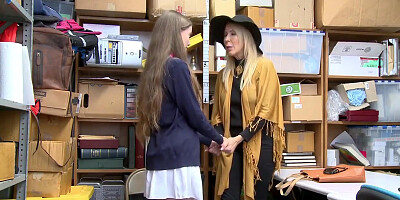 SHOP LYFTER & A threat Step mother and stepdaughter